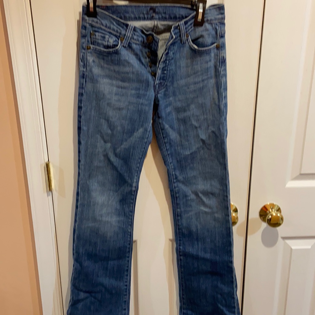 7 For All Men Kind , Boy Cut Size 27